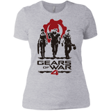 T-Shirts Heather Grey / X-Small Gears Of War 4 White Women's Premium T-Shirt