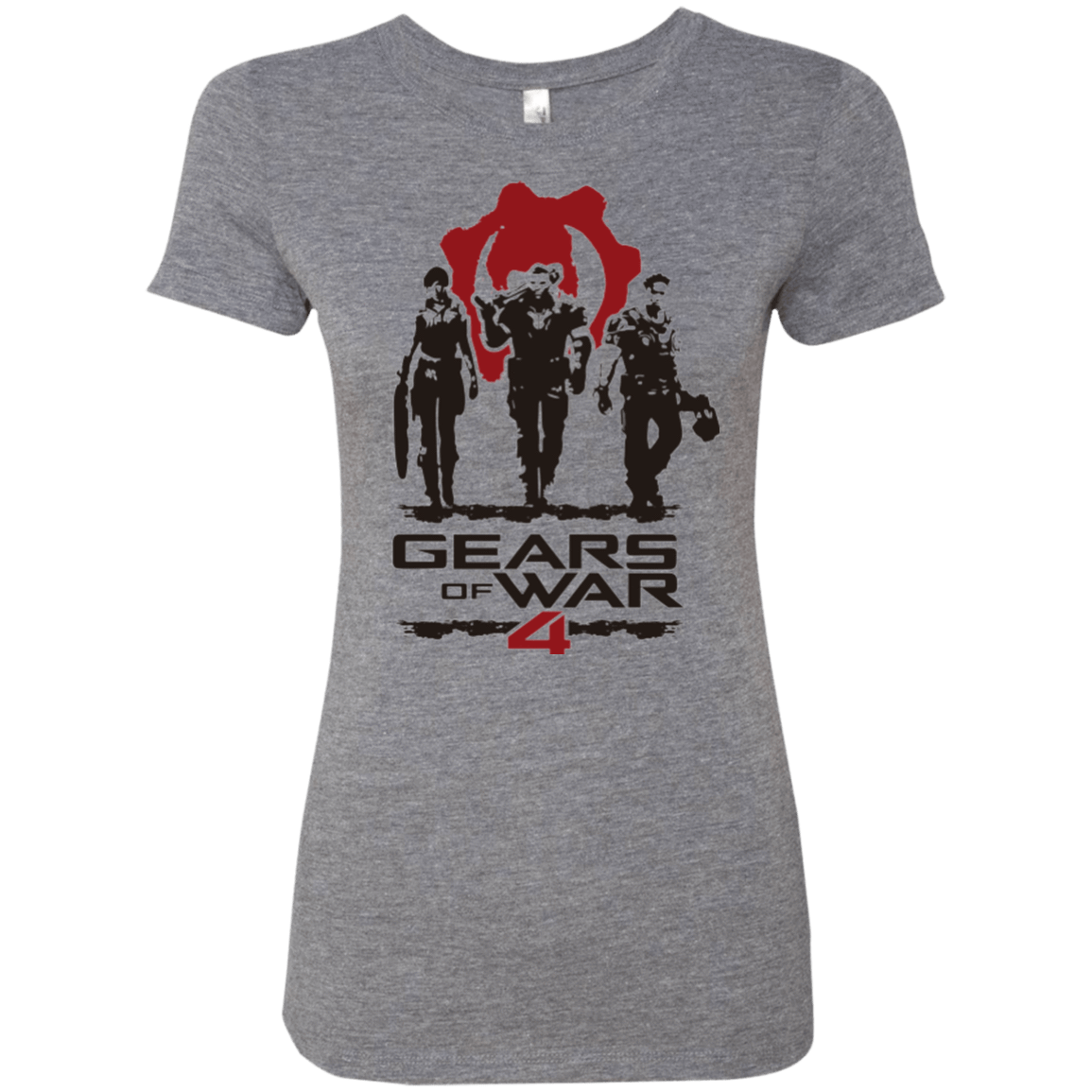 T-Shirts Premium Heather / Small Gears Of War 4 White Women's Triblend T-Shirt