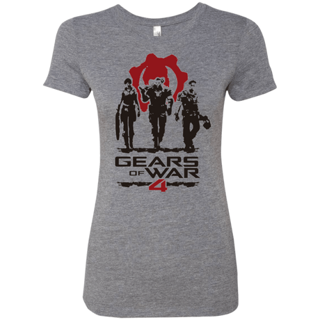 T-Shirts Premium Heather / Small Gears Of War 4 White Women's Triblend T-Shirt