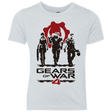 T-Shirts Heather White / YXS Gears Of War 4 White Youth Triblend T-Shirt