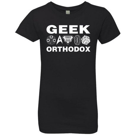 T-Shirts Black / YXS Geek Orthodox Girls Premium T-Shirt