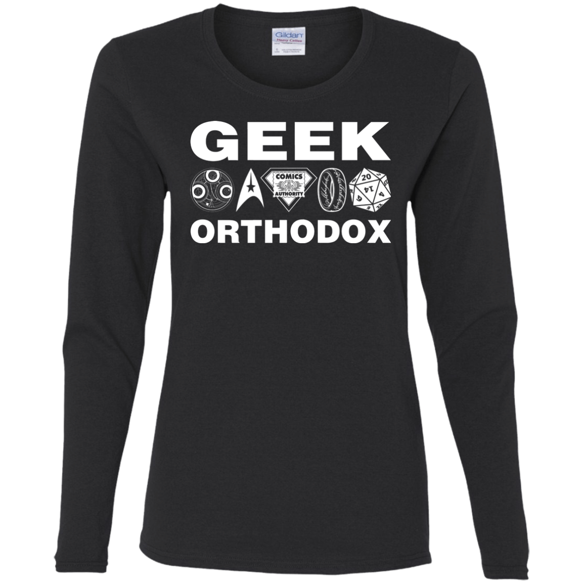 T-Shirts Black / S Geek Orthodox Women's Long Sleeve T-Shirt