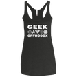 T-Shirts Vintage Black / X-Small Geek Orthodox Women's Triblend Racerback Tank