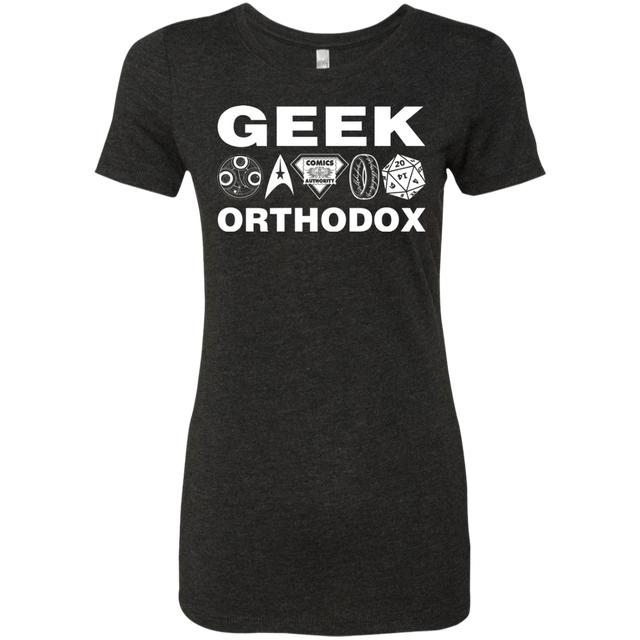 T-Shirts Vintage Black / S Geek Orthodox Women's Triblend T-Shirt