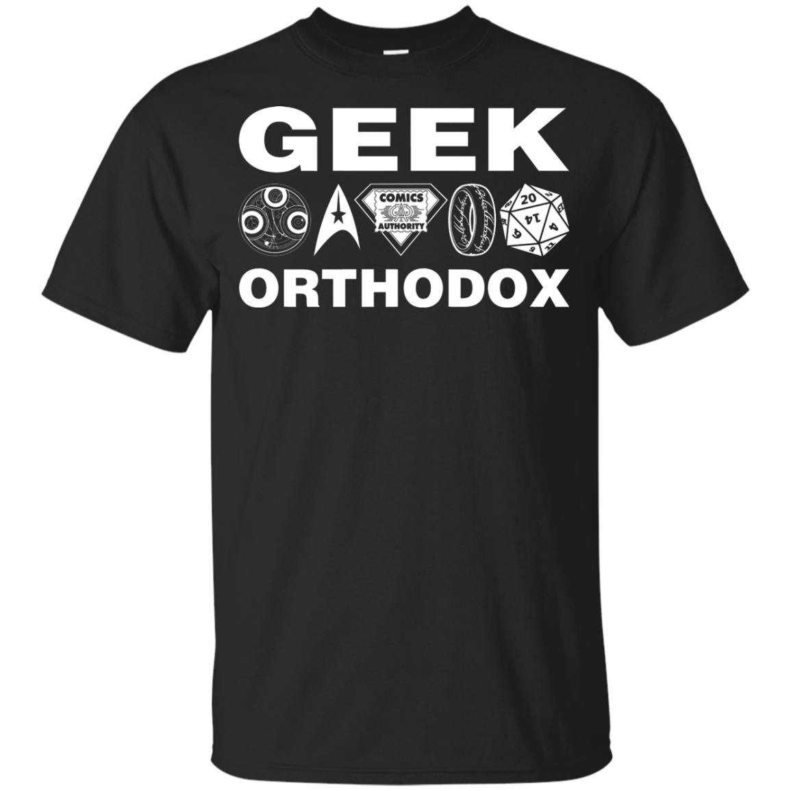 T-Shirts Black / YXS Geek Orthodox Youth T-Shirt