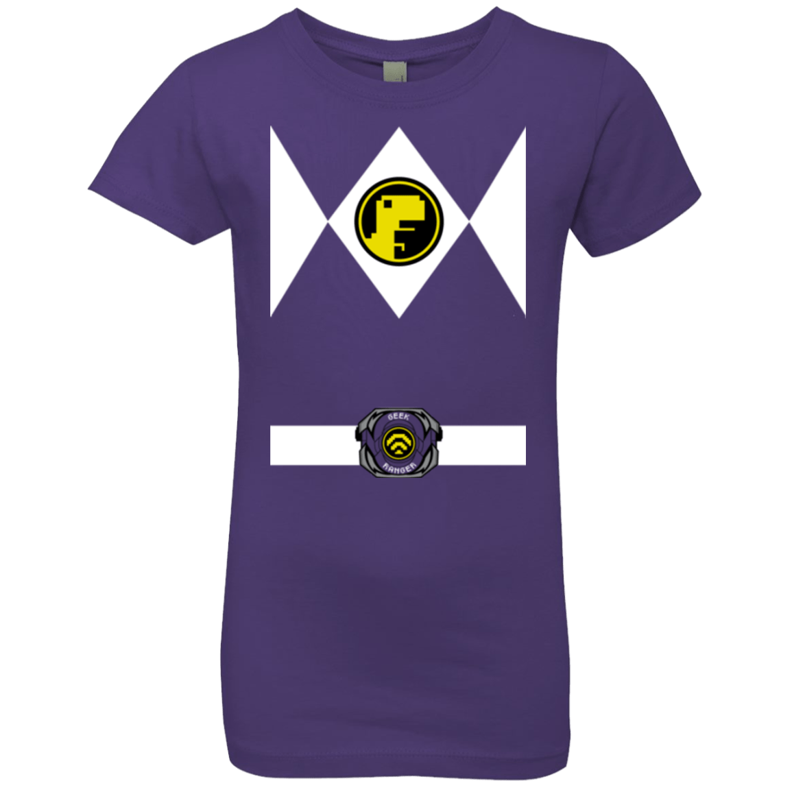 T-Shirts Purple Rush / YXS Geek Ranger Girls Premium T-Shirt