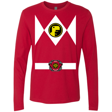 T-Shirts Red / Small Geek Ranger Men's Premium Long Sleeve