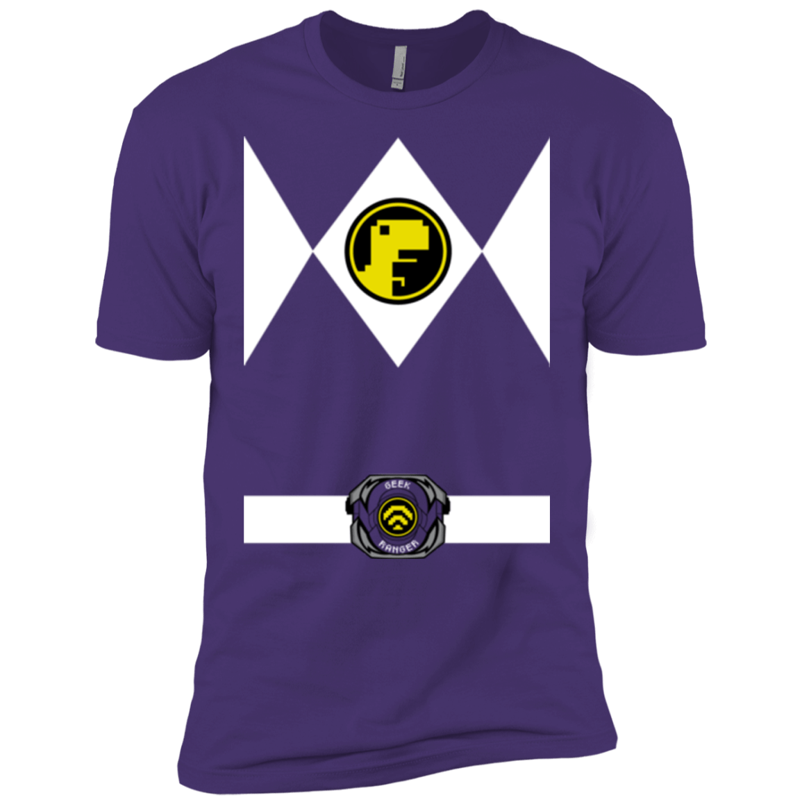 T-Shirts Purple Rush/ / X-Small Geek Ranger Men's Premium T-Shirt
