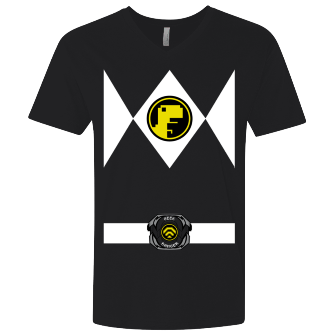 T-Shirts Black / X-Small Geek Ranger Men's Premium V-Neck