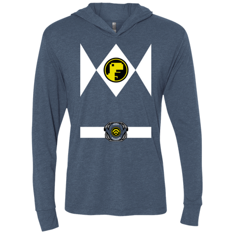 T-Shirts Indigo / X-Small Geek Ranger Triblend Long Sleeve Hoodie Tee