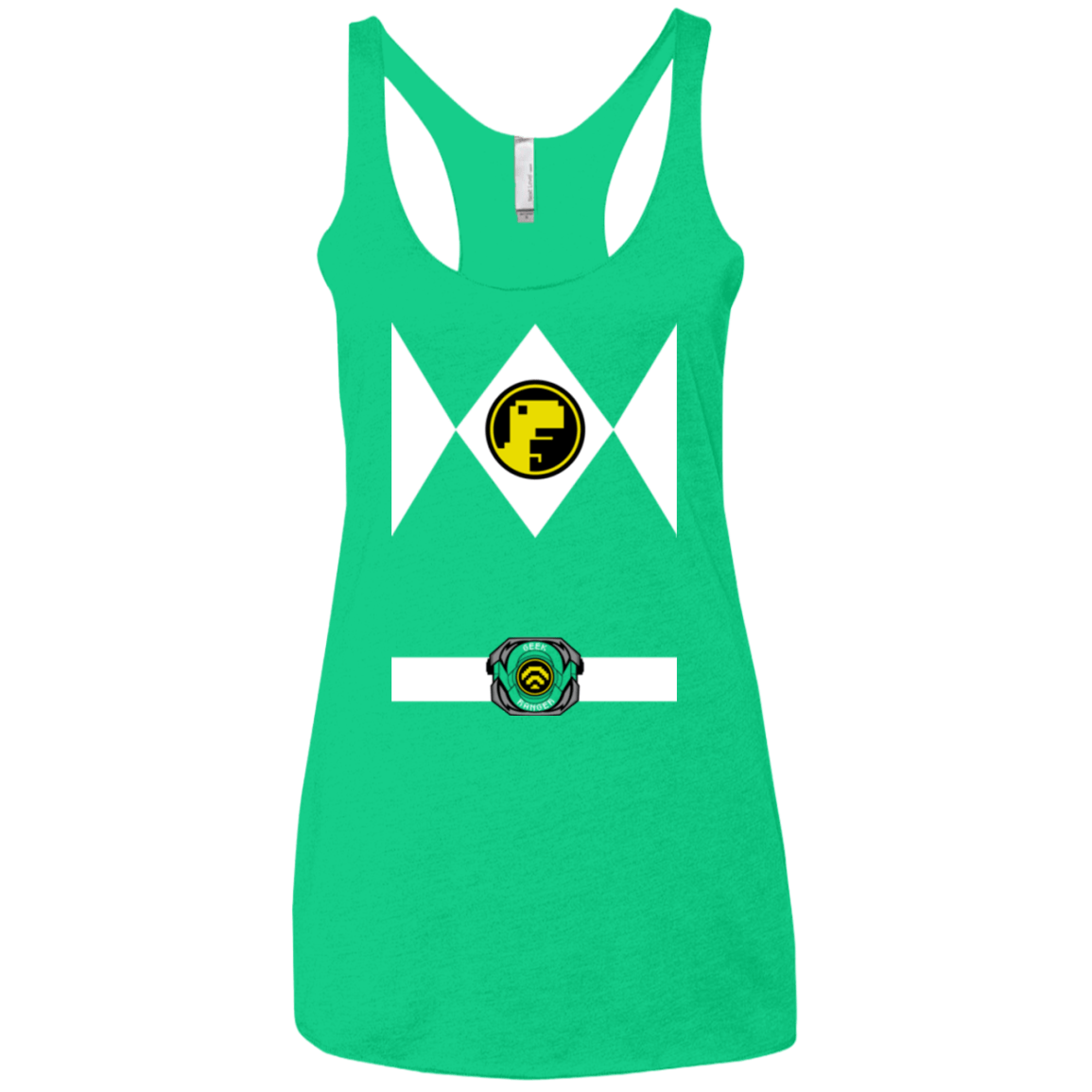 T-Shirts Envy / X-Small Geek Ranger Women's Triblend Racerback Tank