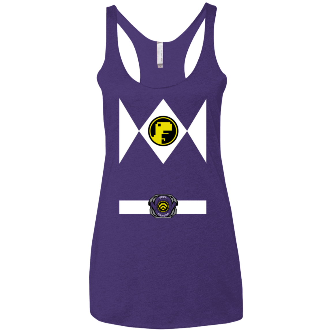 T-Shirts Purple Rush / X-Small Geek Ranger Women's Triblend Racerback Tank