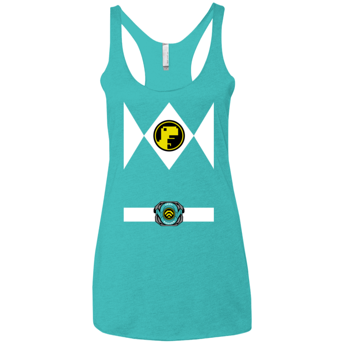 T-Shirts Tahiti Blue / X-Small Geek Ranger Women's Triblend Racerback Tank