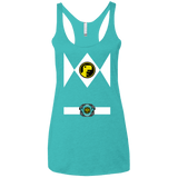 T-Shirts Tahiti Blue / X-Small Geek Ranger Women's Triblend Racerback Tank