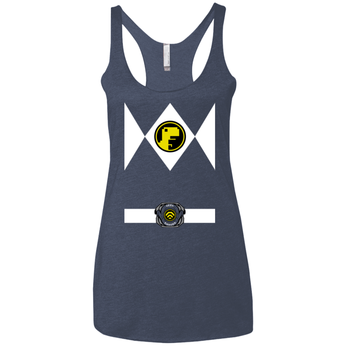 T-Shirts Vintage Navy / X-Small Geek Ranger Women's Triblend Racerback Tank