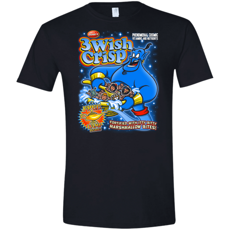 T-Shirts Black / X-Small Genie Cereal Men's Semi-Fitted Softstyle