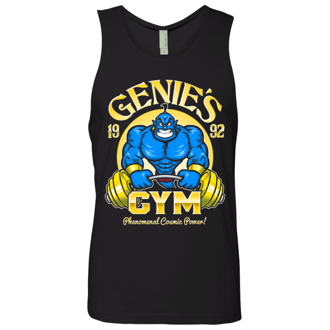 T-Shirts Black / S Genies Gym Men's Premium Tank Top