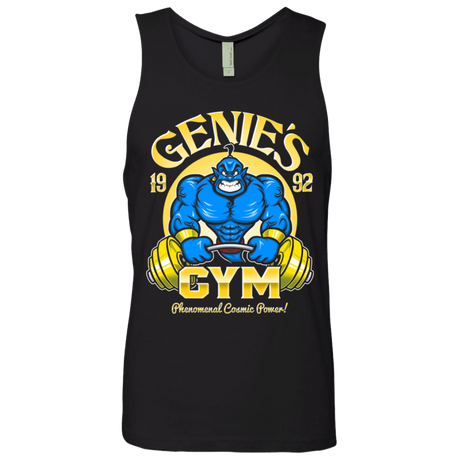 T-Shirts Black / S Genies Gym Men's Premium Tank Top