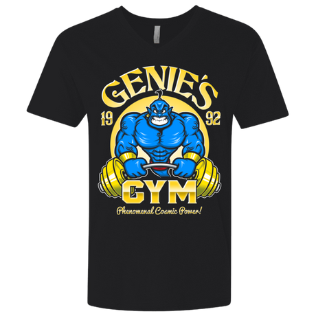 T-Shirts Black / X-Small Genies Gym Men's Premium V-Neck