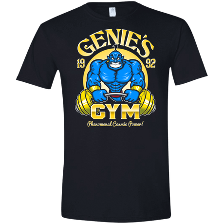 T-Shirts Black / X-Small Genies Gym Men's Semi-Fitted Softstyle
