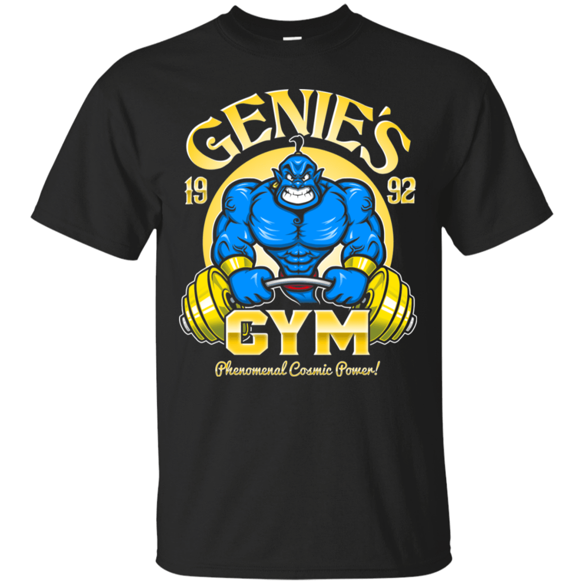 T-Shirts Black / S Genies Gym T-Shirt