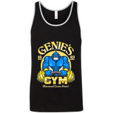 T-Shirts Black/Athletic Heather / X-Small Genies Gym Unisex Premium Tank Top