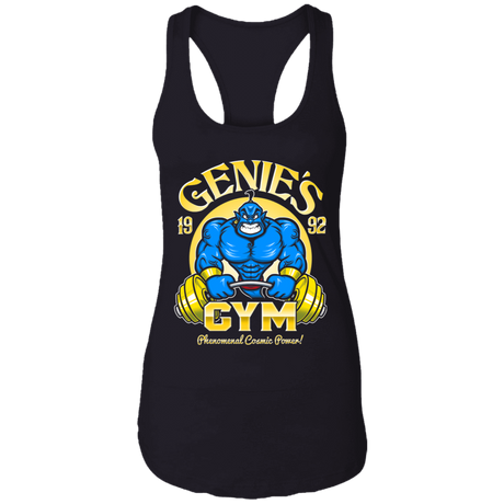T-Shirts Black / X-Small Genies Gym Women's Racerback Tank