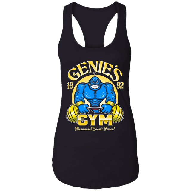 T-Shirts Black / X-Small Genies Gym Women's Racerback Tank