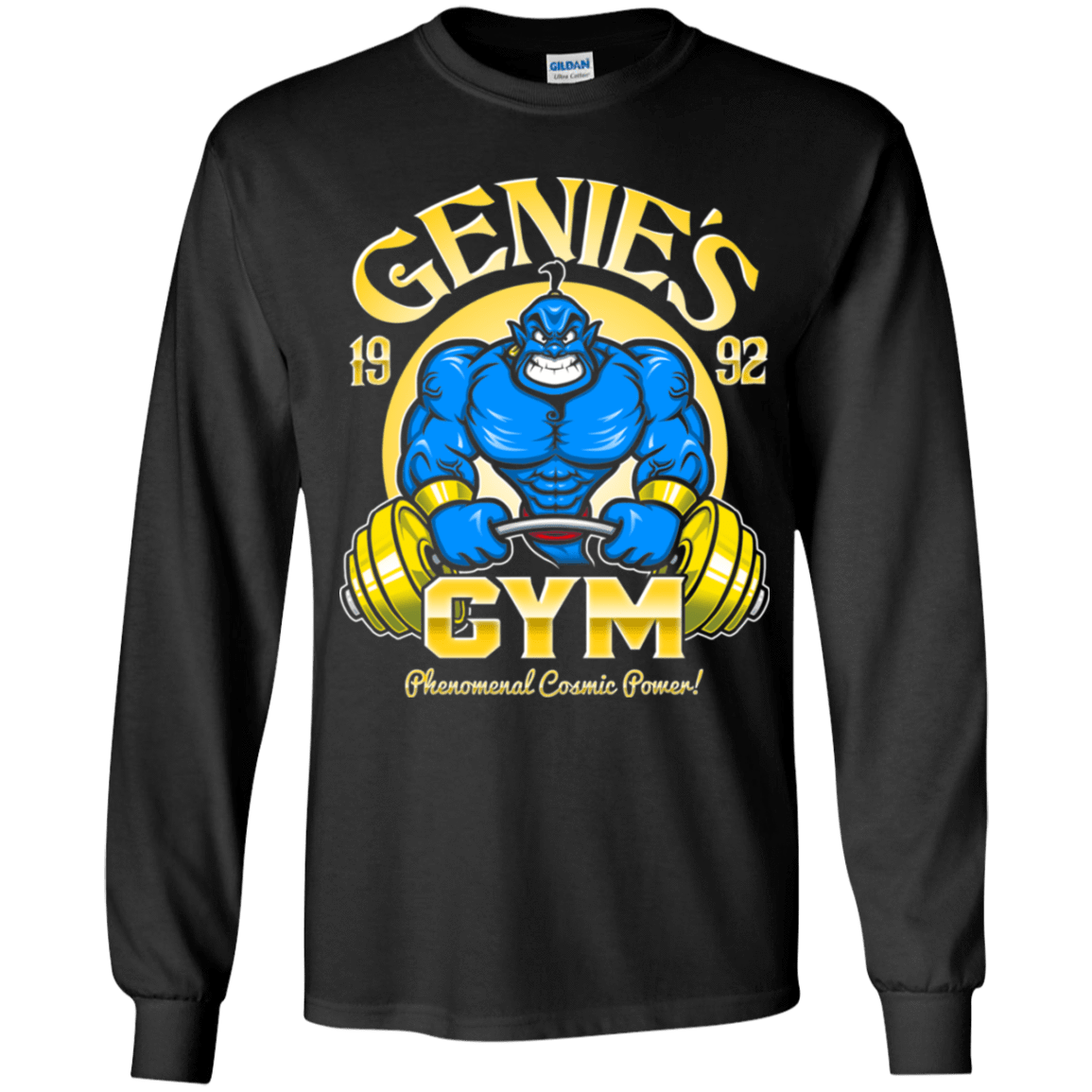 T-Shirts Black / YS Genies Gym Youth Long Sleeve T-Shirt