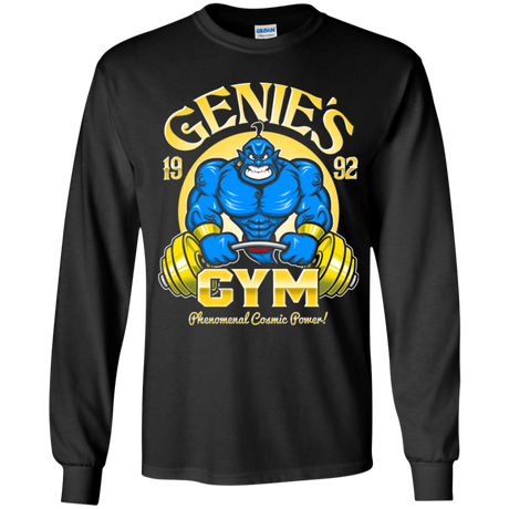 T-Shirts Black / YS Genies Gym Youth Long Sleeve T-Shirt