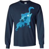 T-Shirts Navy / S Genius Portrait Men's Long Sleeve T-Shirt