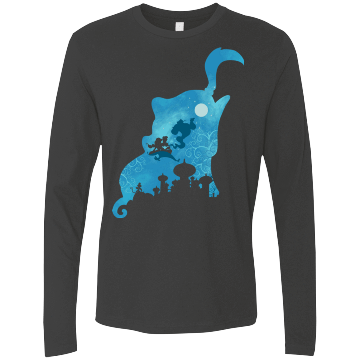 T-Shirts Heavy Metal / S Genius Portrait Men's Premium Long Sleeve