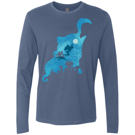 T-Shirts Indigo / S Genius Portrait Men's Premium Long Sleeve
