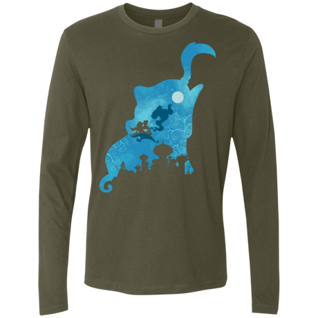 T-Shirts Military Green / S Genius Portrait Men's Premium Long Sleeve
