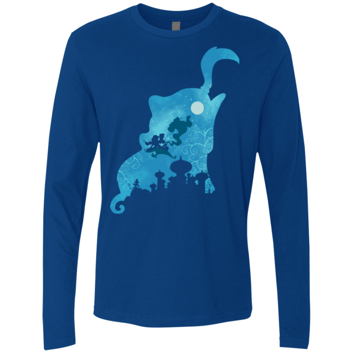 T-Shirts Royal / S Genius Portrait Men's Premium Long Sleeve