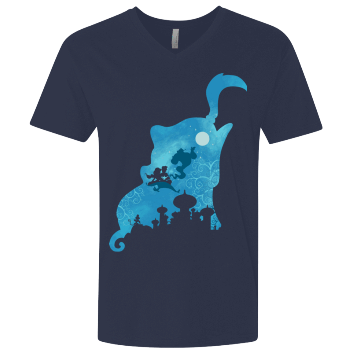 T-Shirts Midnight Navy / X-Small Genius Portrait Men's Premium V-Neck