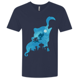 T-Shirts Midnight Navy / X-Small Genius Portrait Men's Premium V-Neck
