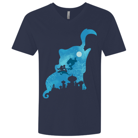 T-Shirts Midnight Navy / X-Small Genius Portrait Men's Premium V-Neck