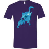 T-Shirts Purple / S Genius Portrait Men's Semi-Fitted Softstyle