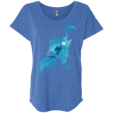 T-Shirts Vintage Royal / X-Small Genius Portrait Triblend Dolman Sleeve