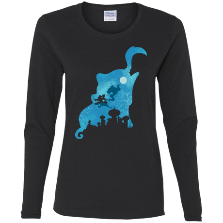 T-Shirts Black / S Genius Portrait Women's Long Sleeve T-Shirt