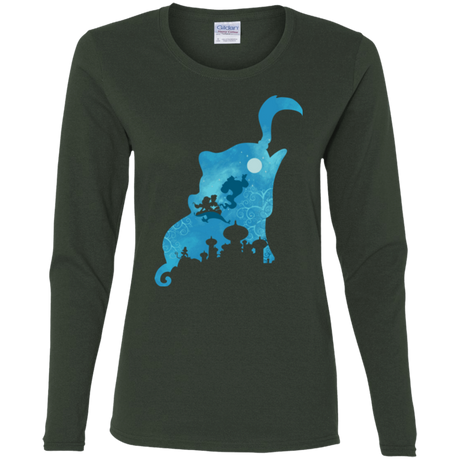 T-Shirts Forest / S Genius Portrait Women's Long Sleeve T-Shirt