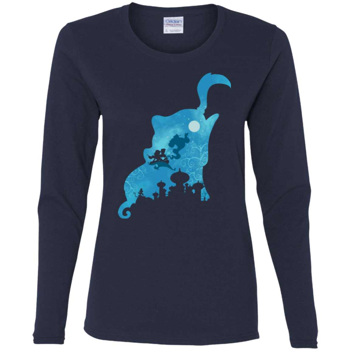 T-Shirts Navy / S Genius Portrait Women's Long Sleeve T-Shirt