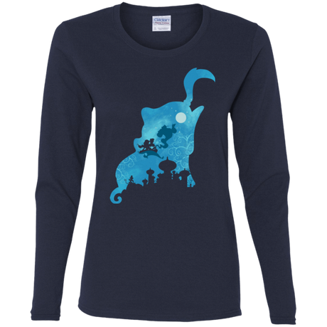 T-Shirts Navy / S Genius Portrait Women's Long Sleeve T-Shirt