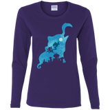 T-Shirts Purple / S Genius Portrait Women's Long Sleeve T-Shirt