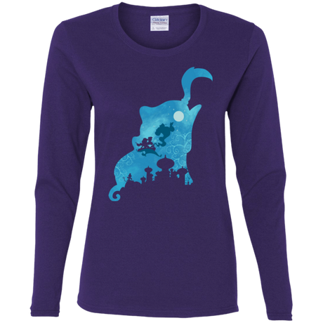 T-Shirts Purple / S Genius Portrait Women's Long Sleeve T-Shirt