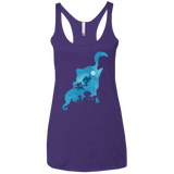 T-Shirts Purple Rush / X-Small Genius Portrait Women's Triblend Racerback Tank