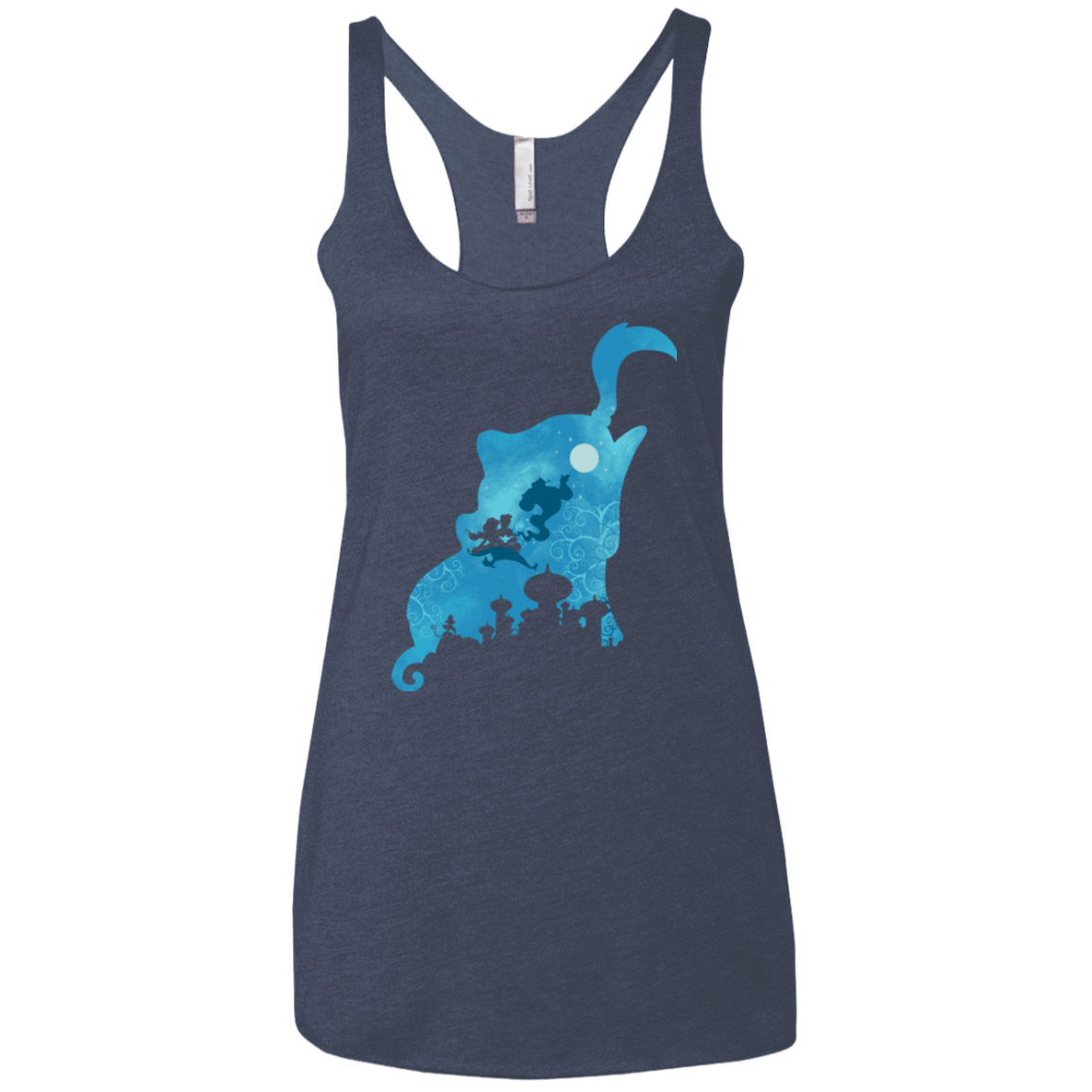 T-Shirts Vintage Navy / X-Small Genius Portrait Women's Triblend Racerback Tank