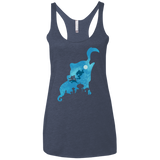 T-Shirts Vintage Navy / X-Small Genius Portrait Women's Triblend Racerback Tank