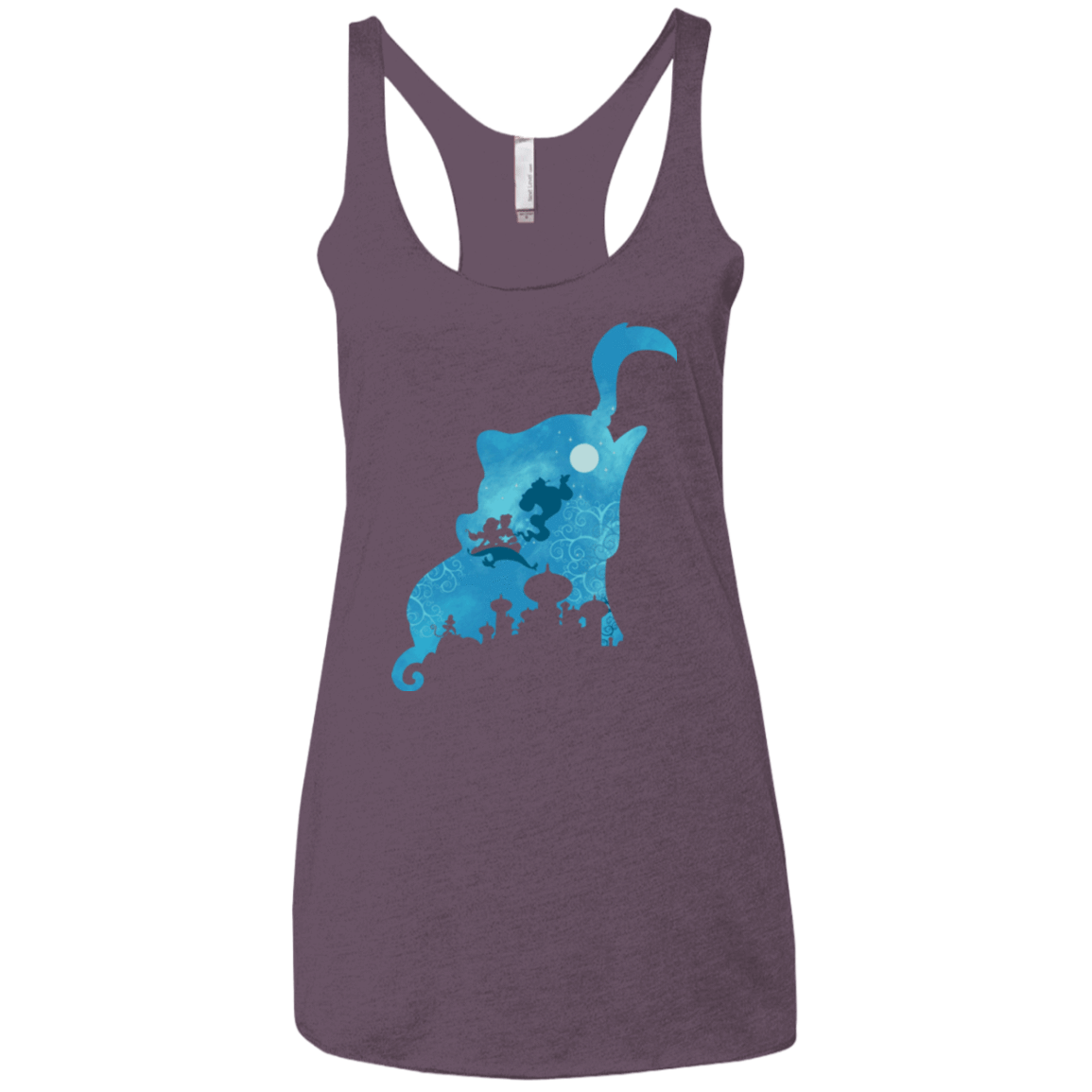 T-Shirts Vintage Purple / X-Small Genius Portrait Women's Triblend Racerback Tank